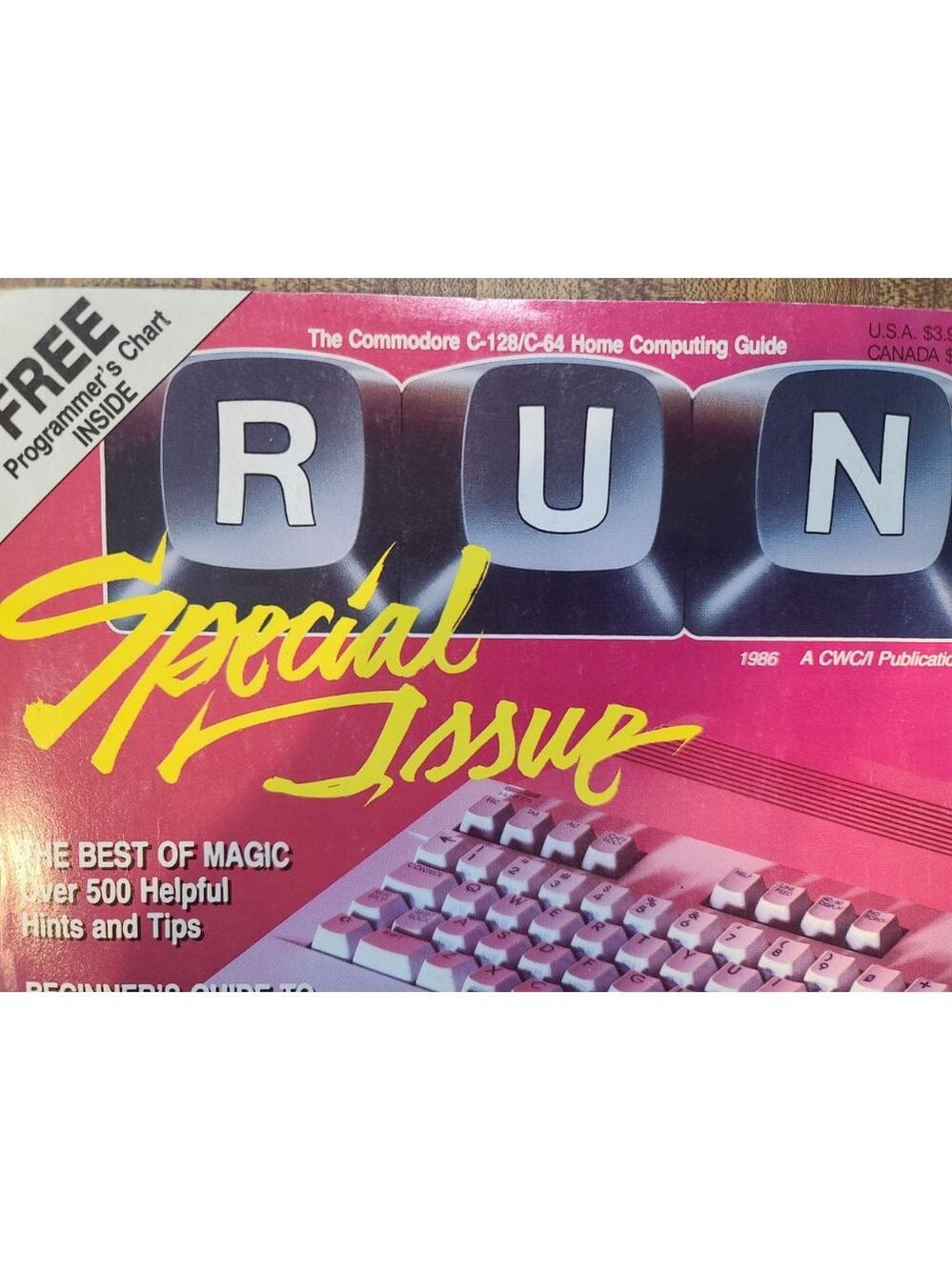 1986 RUN Commodore C-128/C-64 Magazine Special Issue - Picture 6 of 6